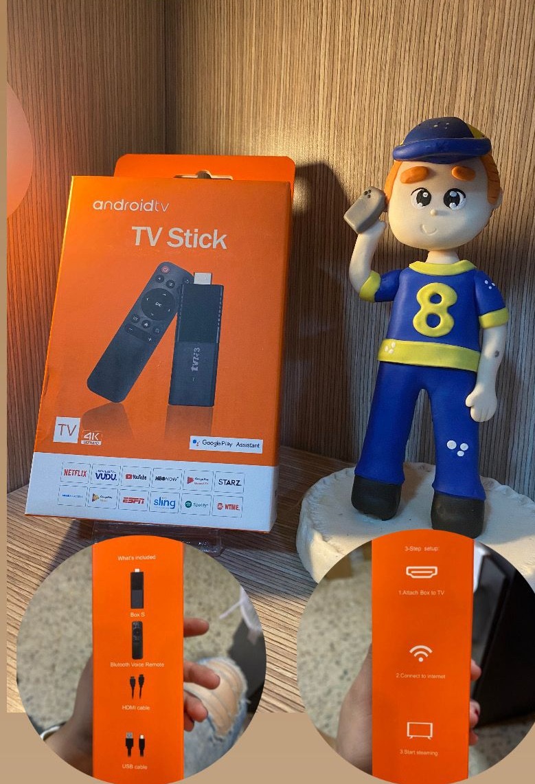 TV STICK CAJA NARANJA ANDROID 8G